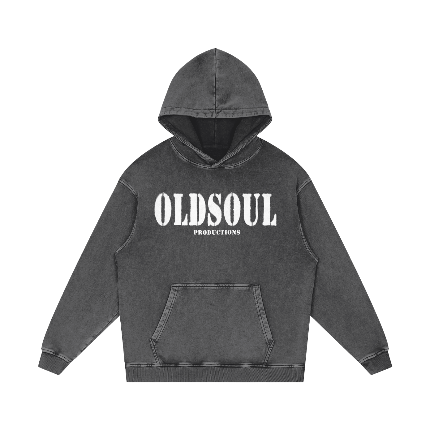 SPRAY PAINT WHITE HOODIE