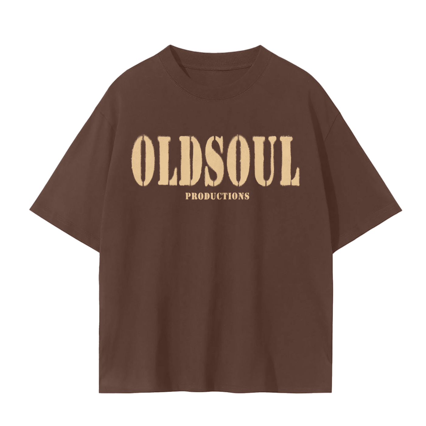SPRAY PAINT TAN T-SHIRT