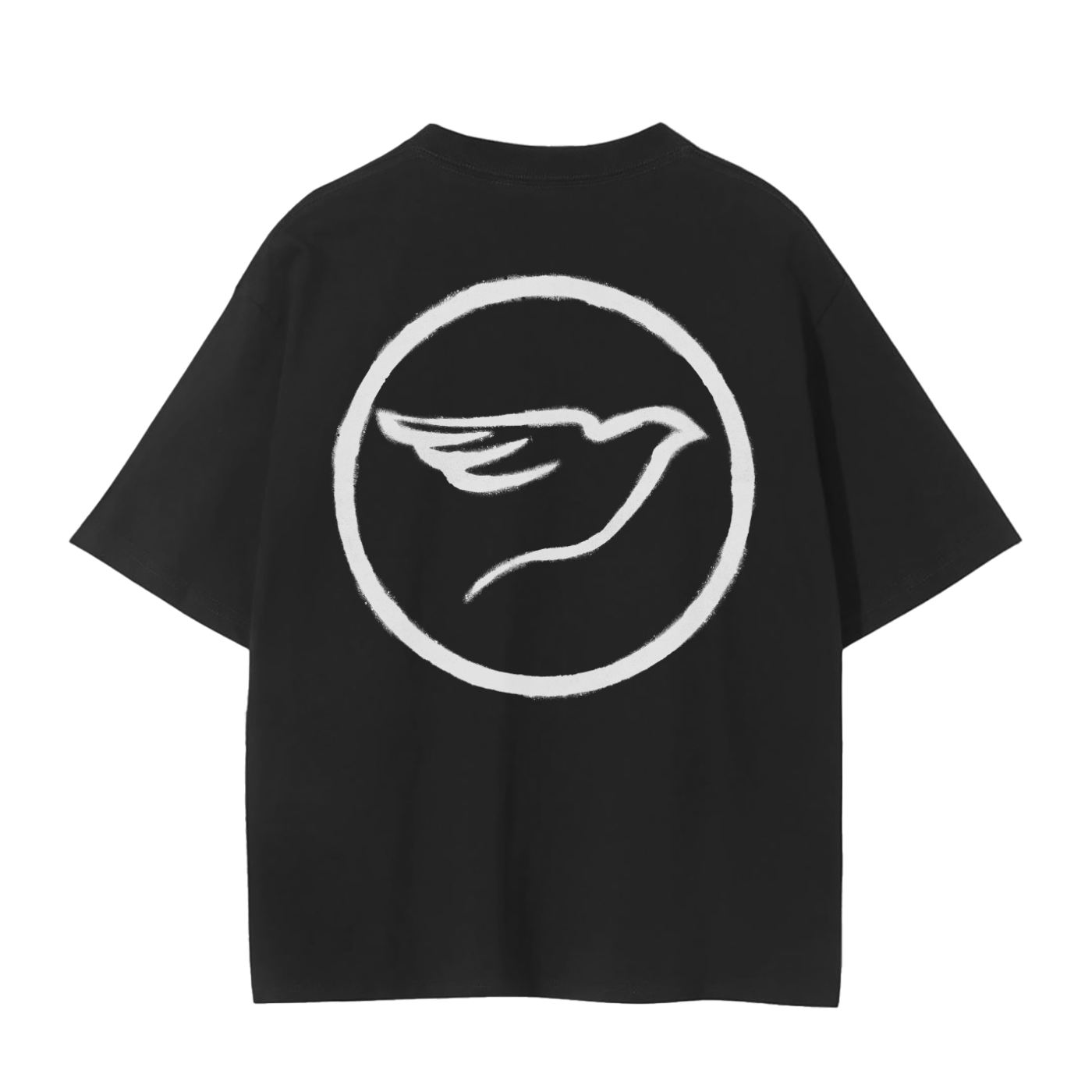 SPRAY PAINT WHITE T-SHIRT