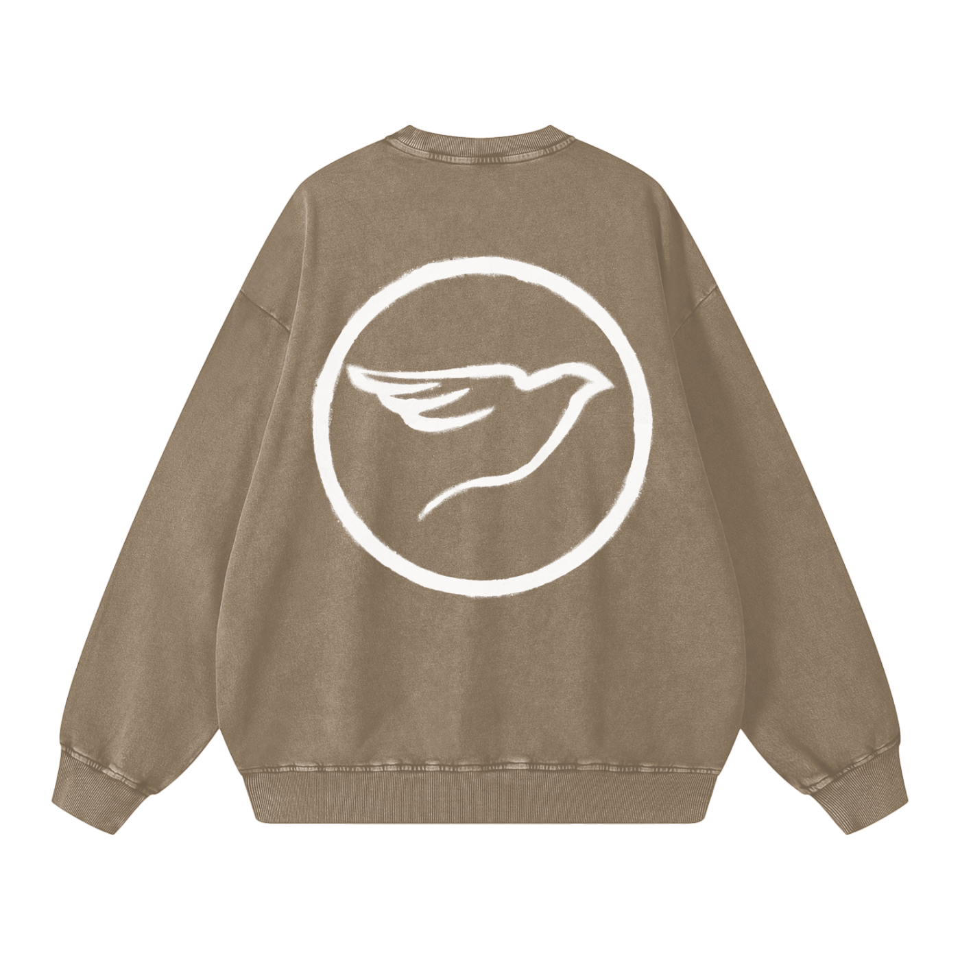 SPRAY PAINT WHITE SWEATSHIRT