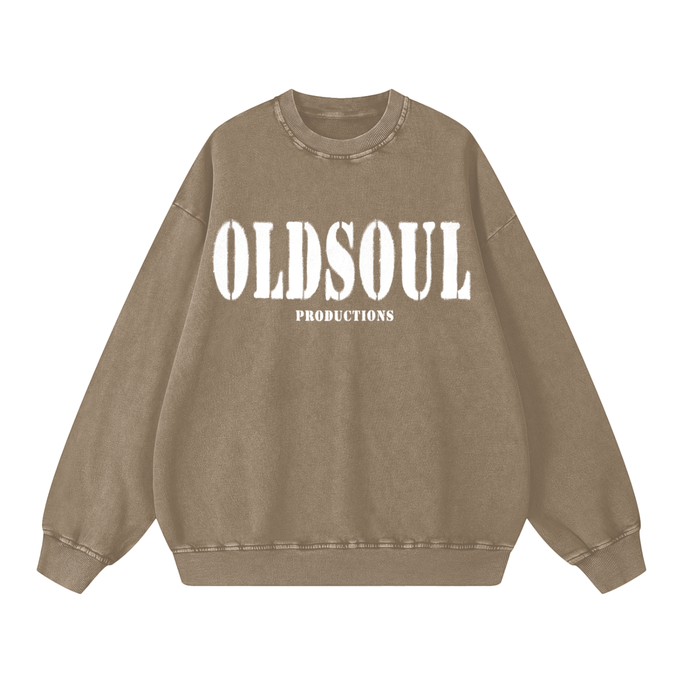 SPRAY PAINT WHITE SWEATSHIRT