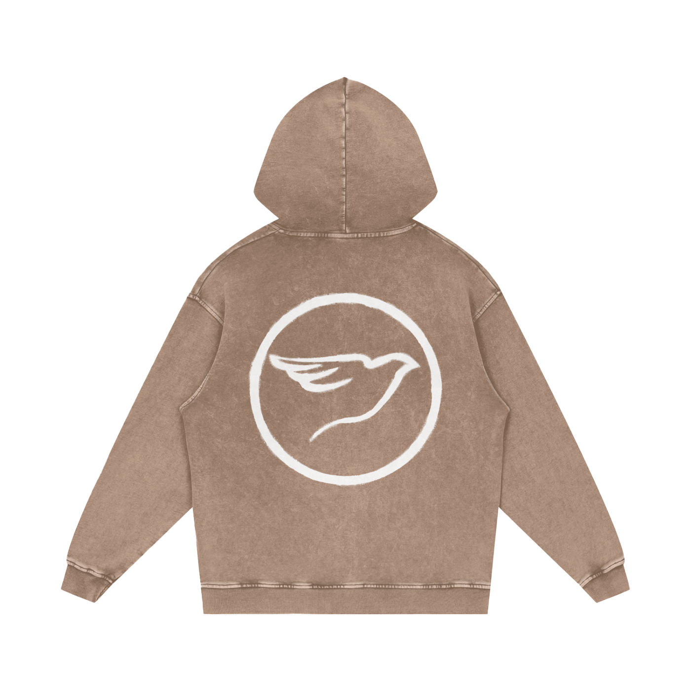 SPRAY PAINT WHITE HOODIE