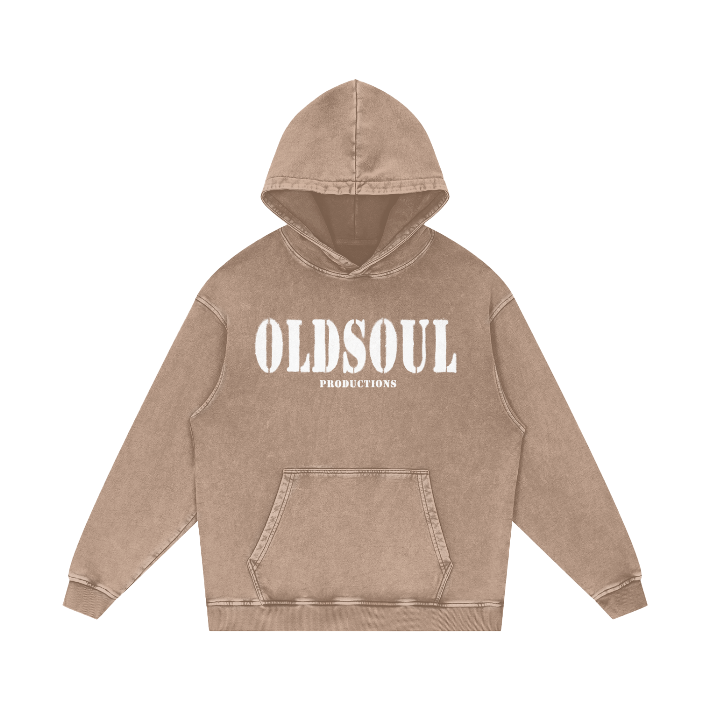 SPRAY PAINT WHITE HOODIE