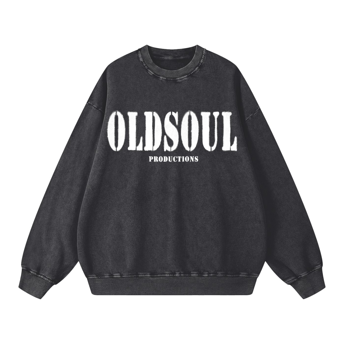 SPRAY PAINT WHITE SWEATSHIRT