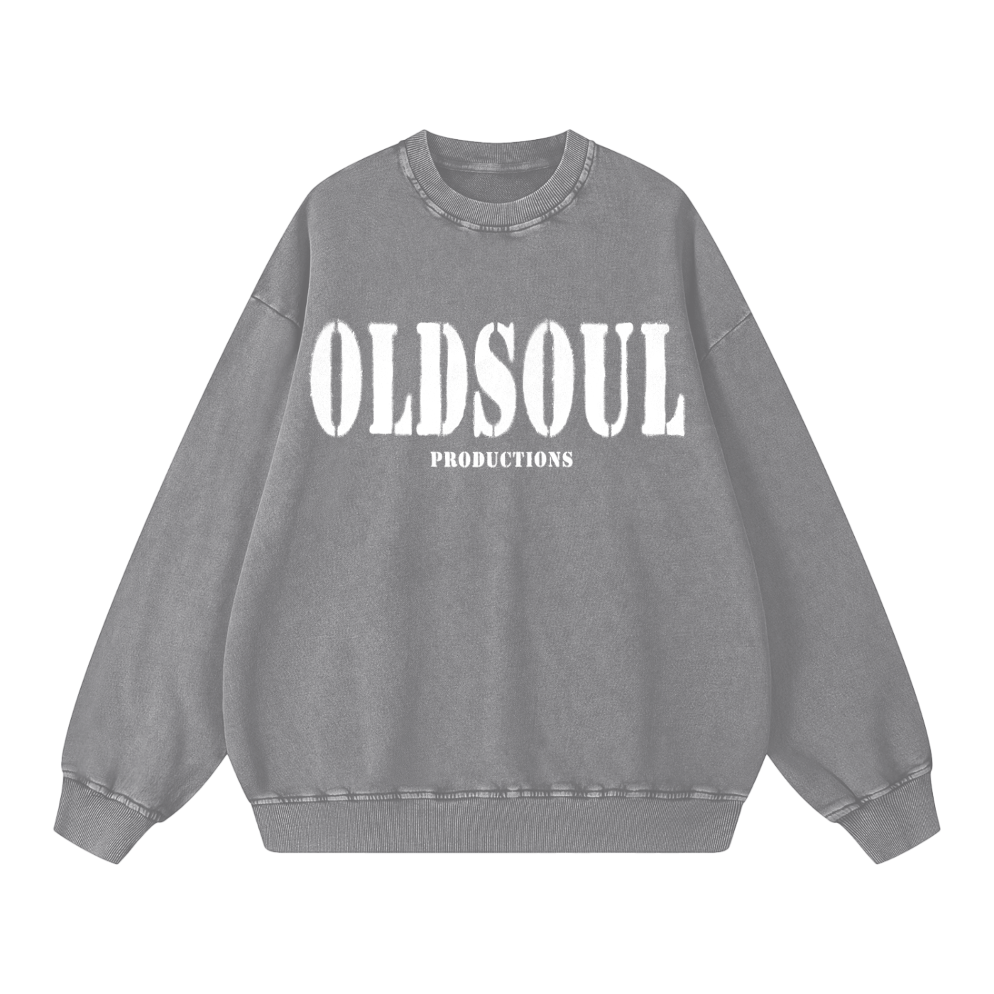 SPRAY PAINT WHITE SWEATSHIRT
