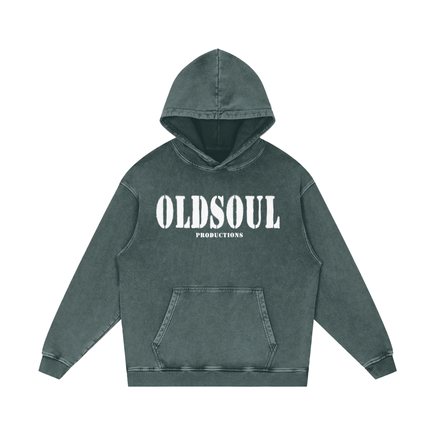SPRAY PAINT WHITE HOODIE