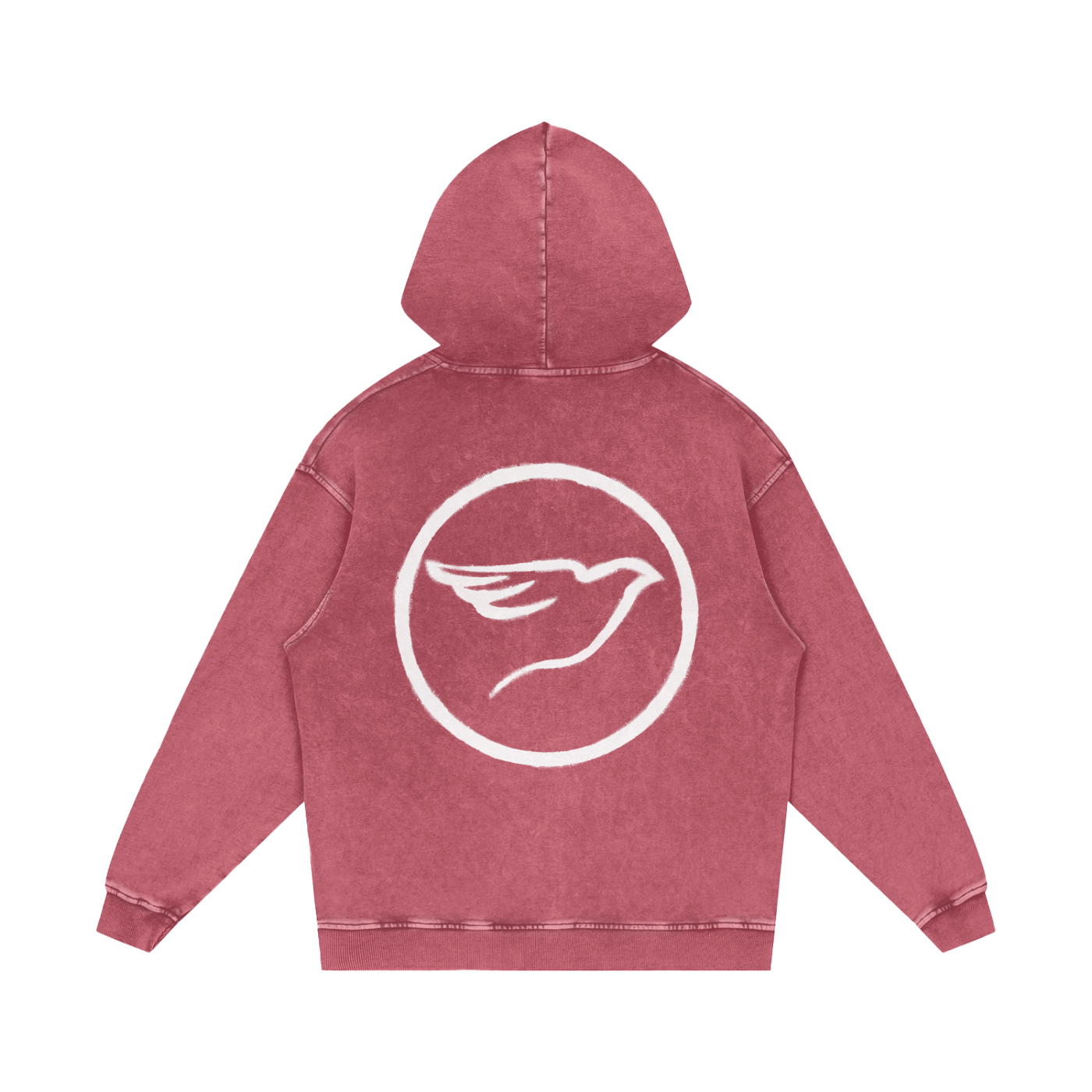SPRAY PAINT WHITE HOODIE