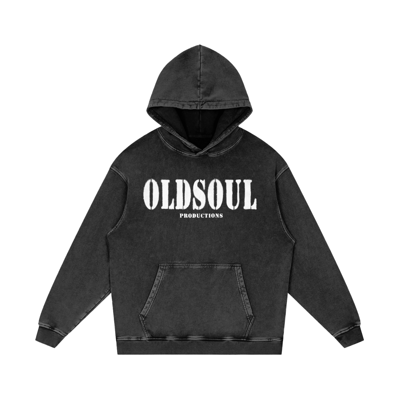 SPRAY PAINT WHITE HOODIE
